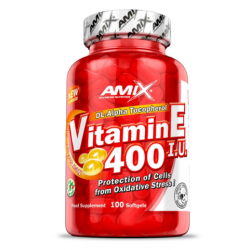 Amix vitamīns E 400 I.U. 100 mīkstās želejas